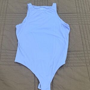 SKIMS Kids Light Blue Sleeveless One-Piece Bodysuit